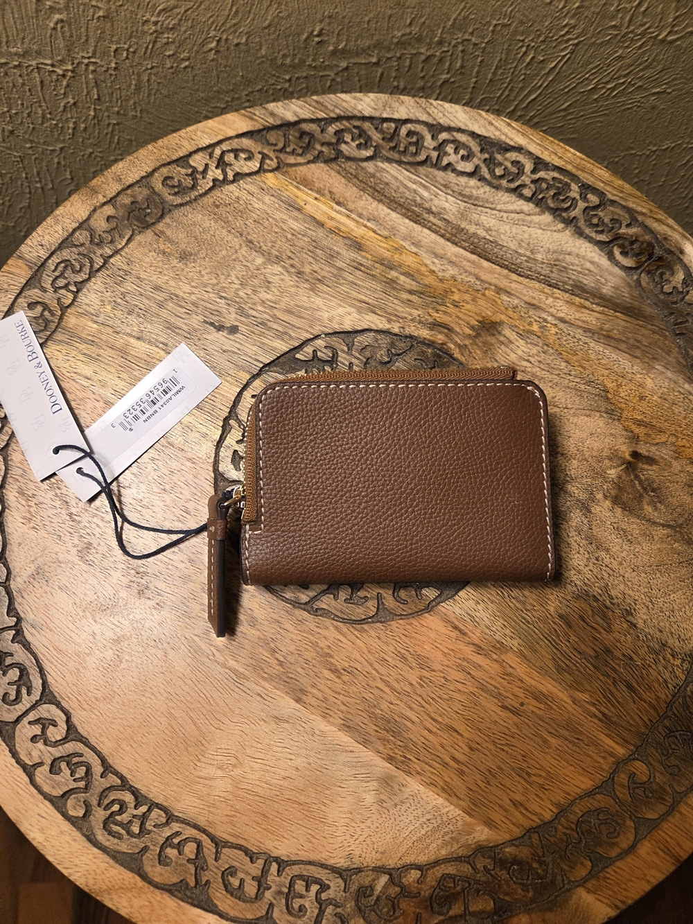 Dooney & Bourke Brown Pebble Zip Wallet NWT - Picture 3 of 8